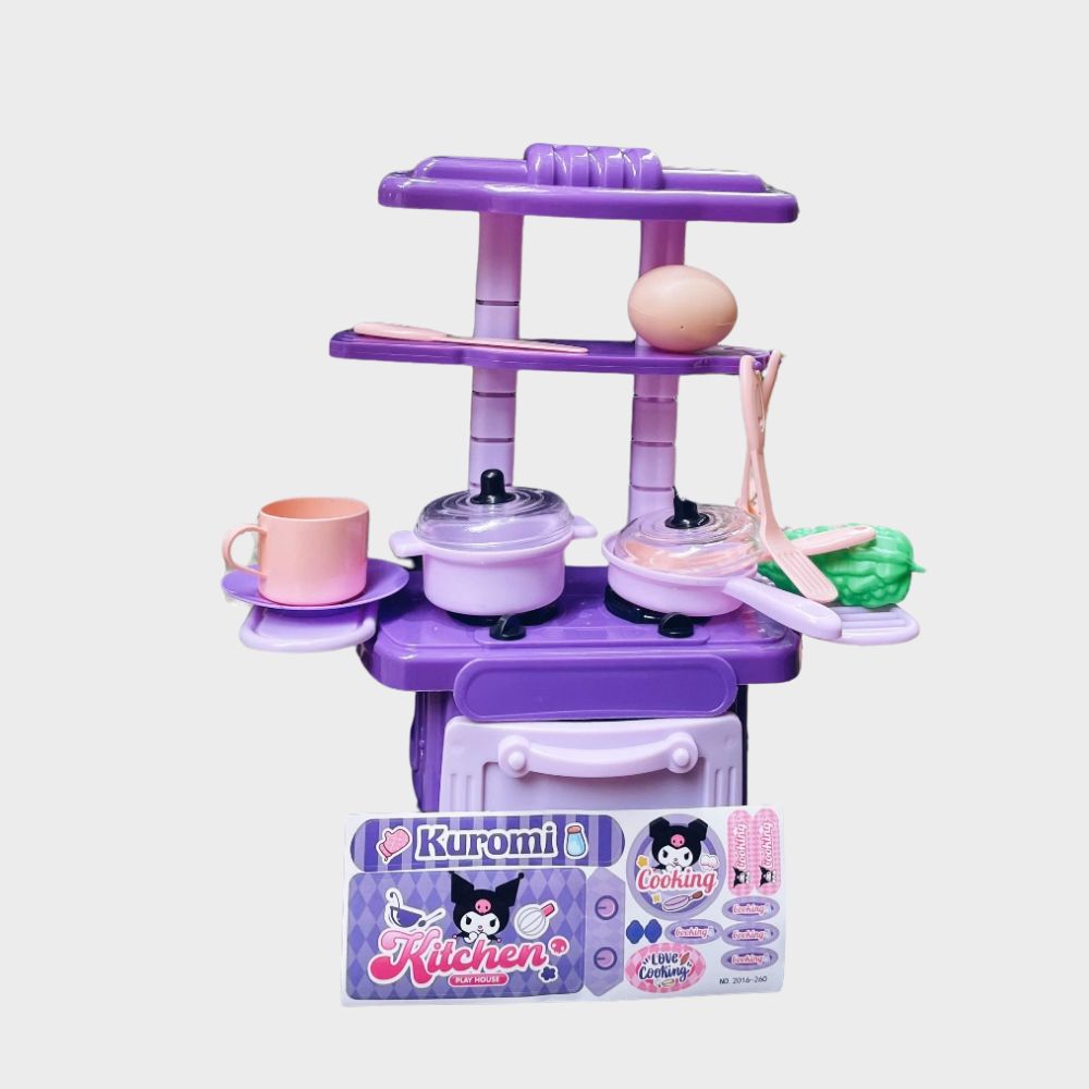 Bộ đồ chơi nấu ăn Kuromi 23 chi tiết