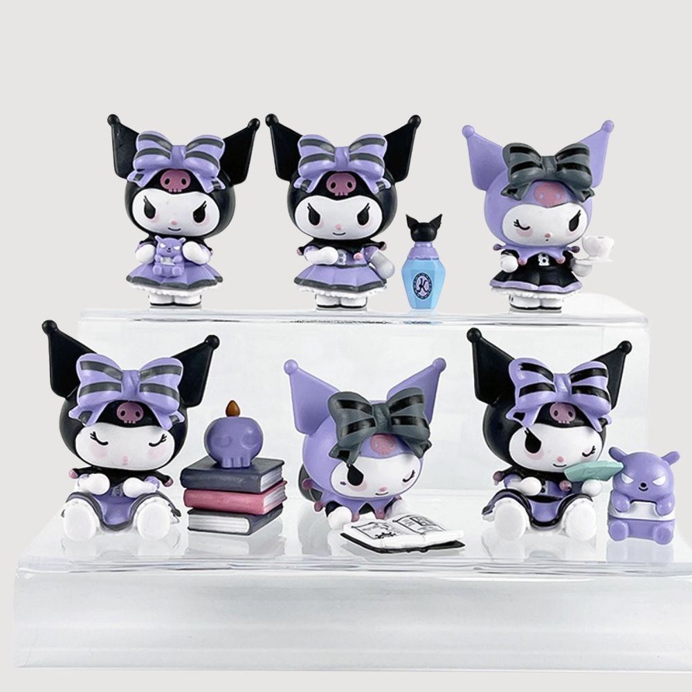 Set 6 Mô Hình Búp Bê Kuromi